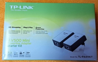 TP-Link Powerline AV500 PowerLAN-Adapter - Weiß