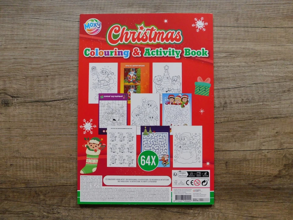 Christmas, Weihnachten, Mal - und Beschäftigungsheft, 64 Seiten - unbenutzt! - Bild 2 von 4