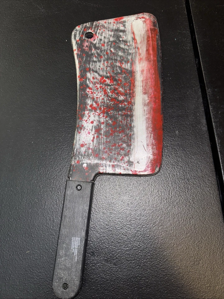 Cuchillo de utilería arma sangrienta juguete cuchillo elegante disfraz de Halloween accesorio Foto 3 de 3