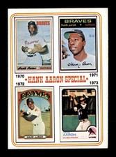 1974 Topps #6 Hank Aaron Special 70-73 NM X3331931