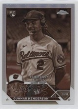 2023 Topps Chrome Update Rookie Debut Sepia Refractor Gunnar Henderson 1ac4