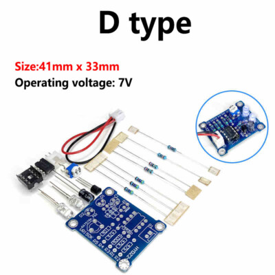 LM358 Atemlicht Teile elektronisch Zum Selbermachen 4/8 LED rot/blau Lampe Kit