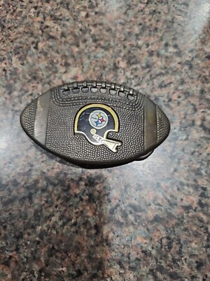 Vintage Steelers 1979 Belt Buckle Vintage Pittsburgh Steelers Belt Buckle NFL Football Lee NY  main image 3