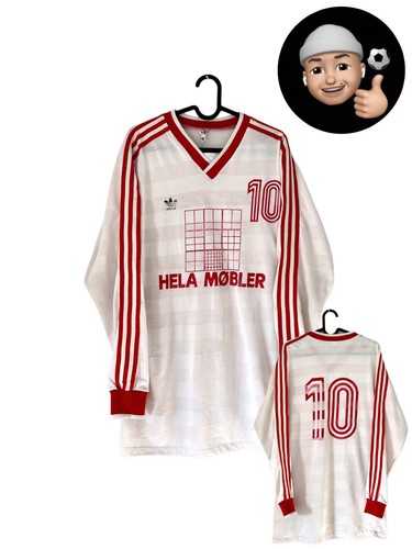 70s 80s Adidas Retro Vintage West Germany Norway Soccer Jersey Kit Shirt Long FC