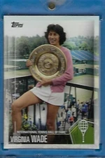 2019 TOPPS VAULT  INTERNATIONAL HALL OF FAME VIRGINIA WADE #1/1 BLANK BACK PROOF
