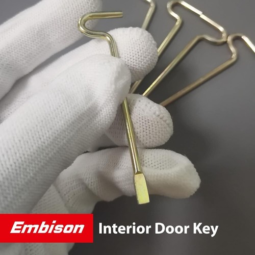Interior Bathroom Door Key Emergency Key Pin, Bedroom Door Key-(5 Pack) - 第 4/6 張圖片