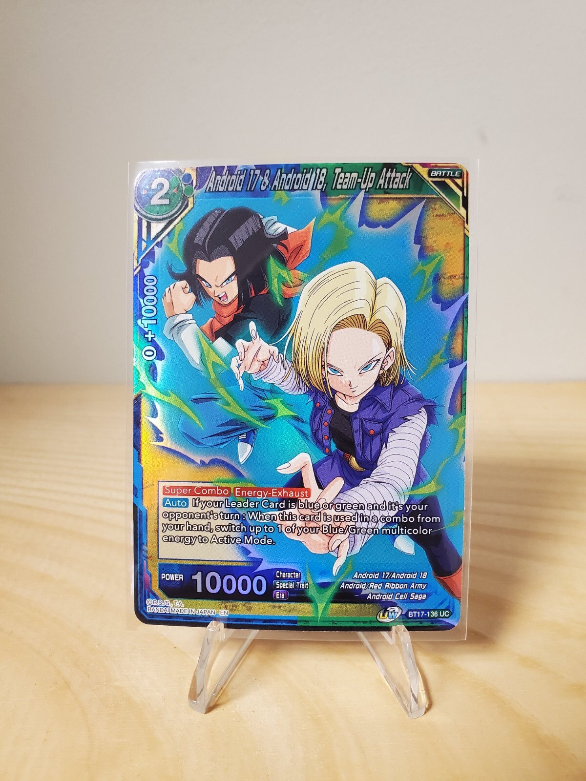 DBS TCG: Android 17 & 18 Team Up Attack BT17-136 - (UC) - Foil