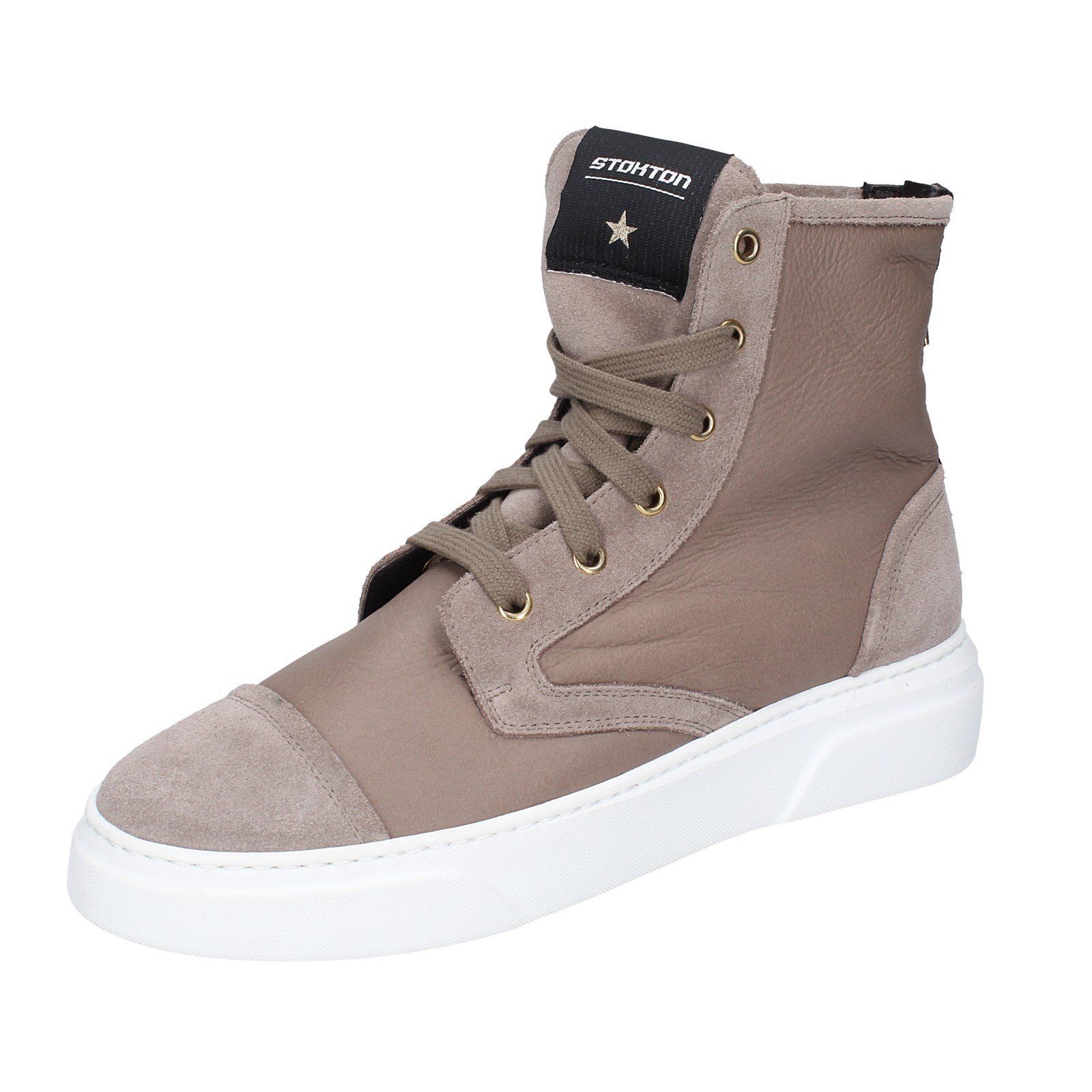 шарф donna STOKTON stivaletti бежевый camoscio pelle EX430