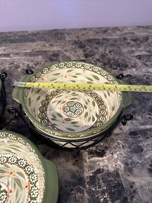 Temp-tations Old World Set of (2) Mug-a-Bowls with Lid-its