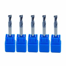 5PCS 4mm HRC45 50mm 2Flute Tungsten Carbide End Milling Cutter Dril Bits tool