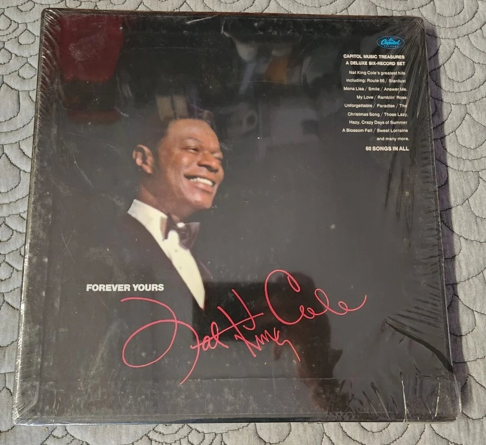 Nat King Cole - Forever Yours, SEALED, Capitol Treasures LP Deluxe Box Set - Image 2 of 4