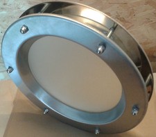STAINLESS STEEL PORTHOLE VISION PANELS FOR DOORS phi 350 mm.New.