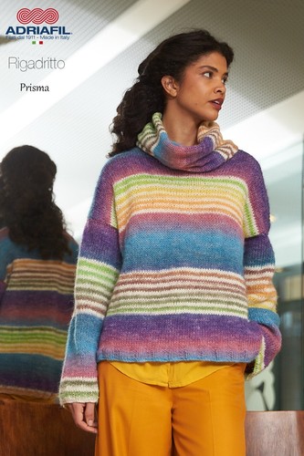 Adriafil Dritto & Rovescio donna modelli maglia libro D&R 77 autunno inverno - Foto 19 di 24
