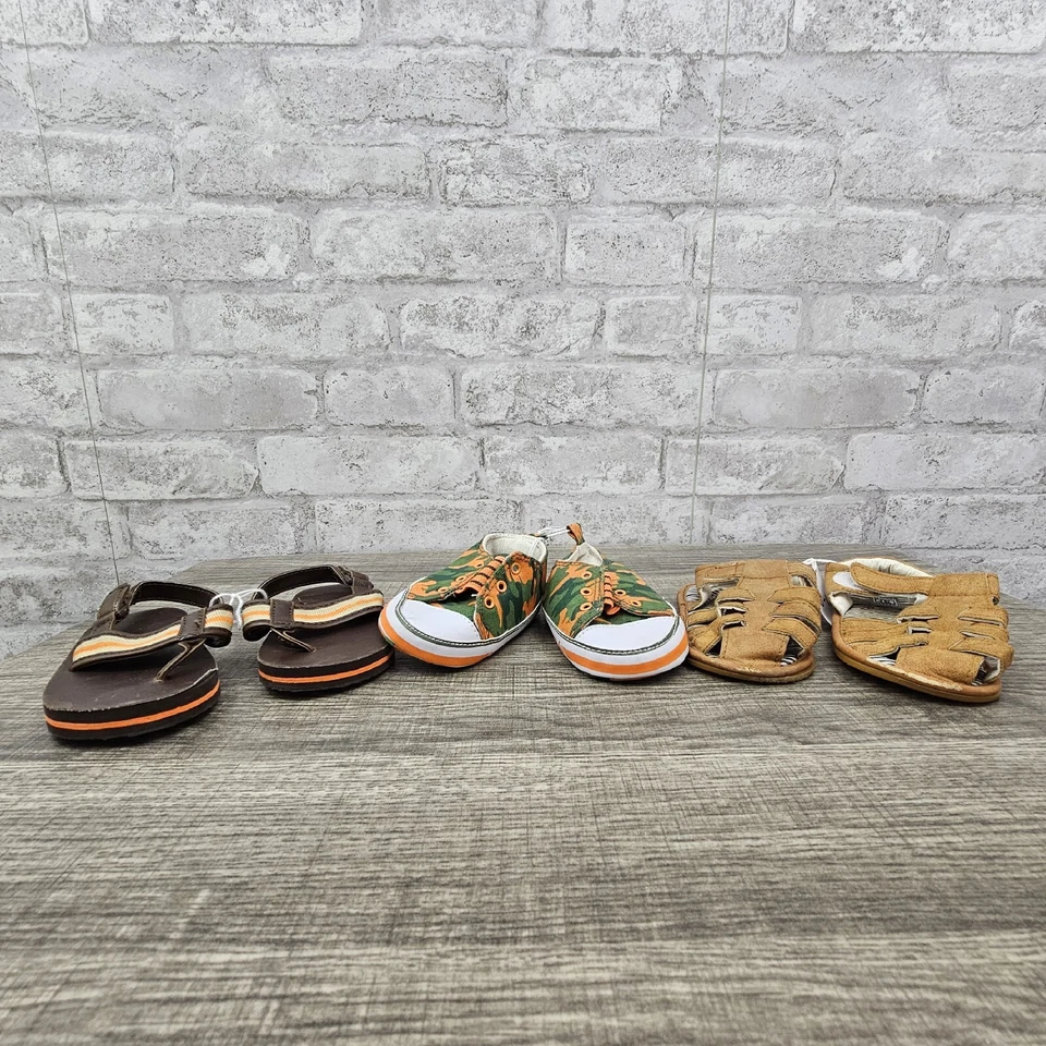 Lote de 3 zapatos infantil niño talla 6-12 meses Foto 2 de 4