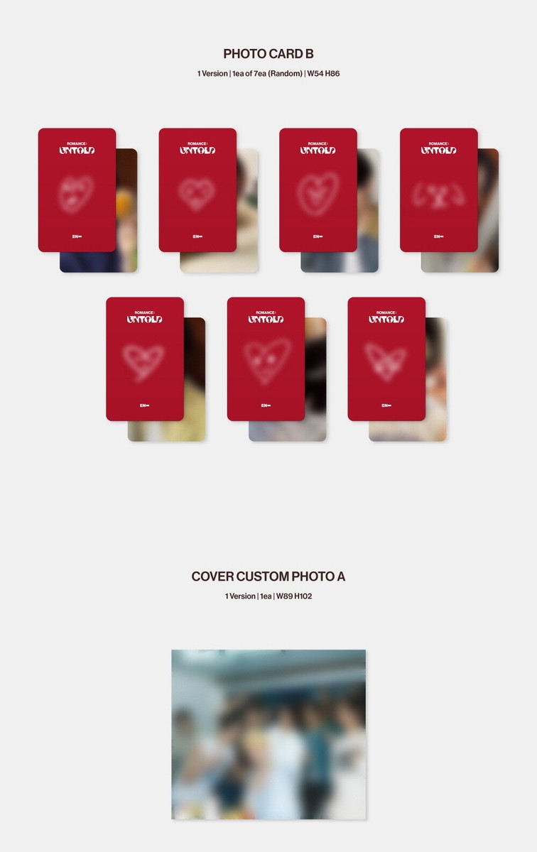 ENHYPEN - ROMANCE : UNTOLD [ENGENE ver.] Album+Extra Photocards
