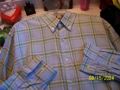 men's sz XXL 53''chest Bobby Jones lux button-down shirt in magnificent colors
