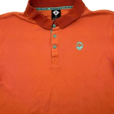 Outdoor Afro X Rei Co-op Polo Shirt Men’s Large Orange Short Sleeve Hiking