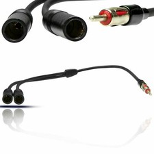 Kabel DIN Stecker TMC / Radio Doppelantenne Y-Adapter Audio Splitter Antenne