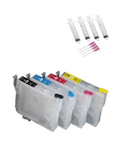 Refillable ink cartridges for Epson 
