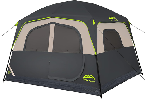Tent 6 Person Tents for Camping, Waterproof Easy Setup Camping Tent with Rainfly