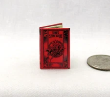 TOBIN SPIRIT GUIDE Miniature 1:12 Scale Illustrated Book Ghost Busters