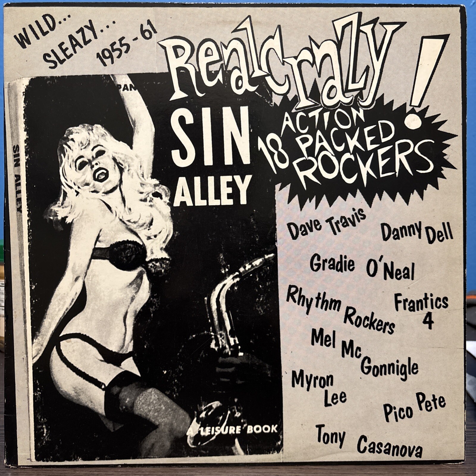 V/A :  SIN ALLEY Volume One Lp - original rockabilly blasters garage punk sleaze