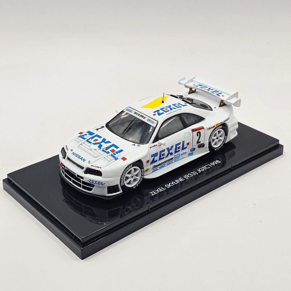 EBBRO Nissan Skyline GT-R R33 #2 Nismo Zexel JGTC GT500 1998 1/43