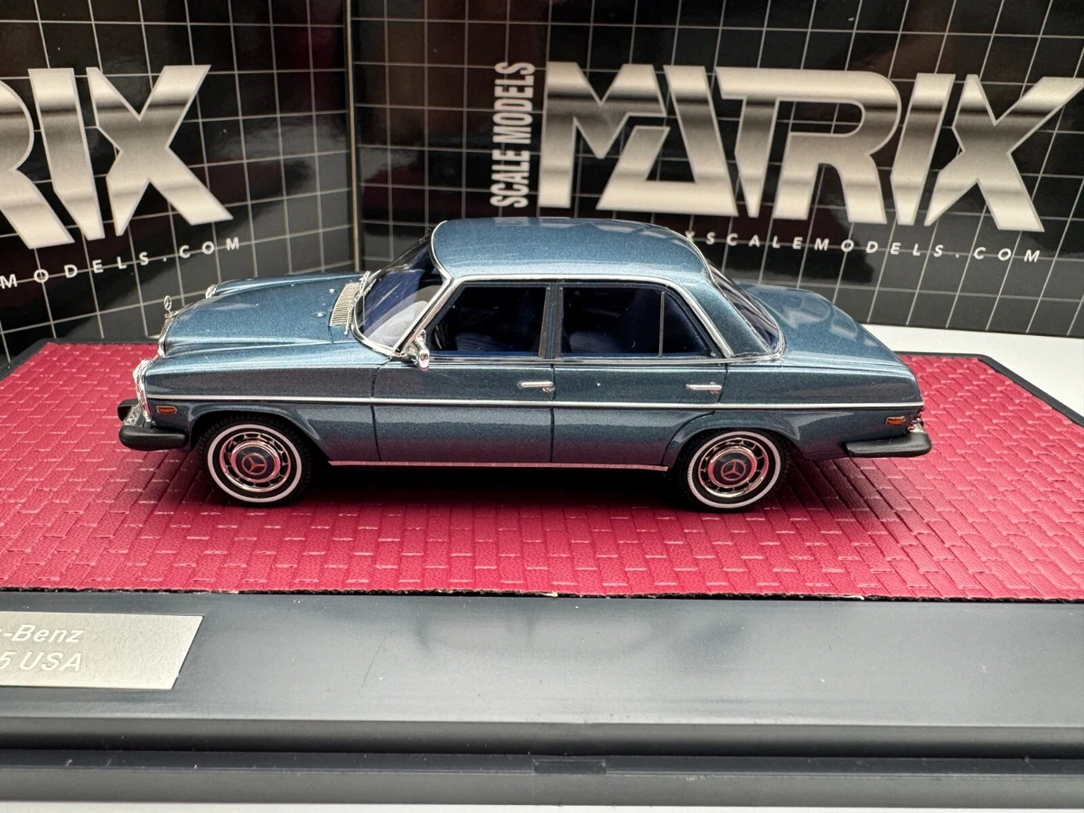 Matrix 1/43 Mercedes-Benz 300D W115 Diesel 1974 Blue | eBay