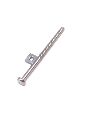 2.5'' CHROME Bolt Screw for Glass Cabinet Handles Knobs Drawer Pulls Vintage