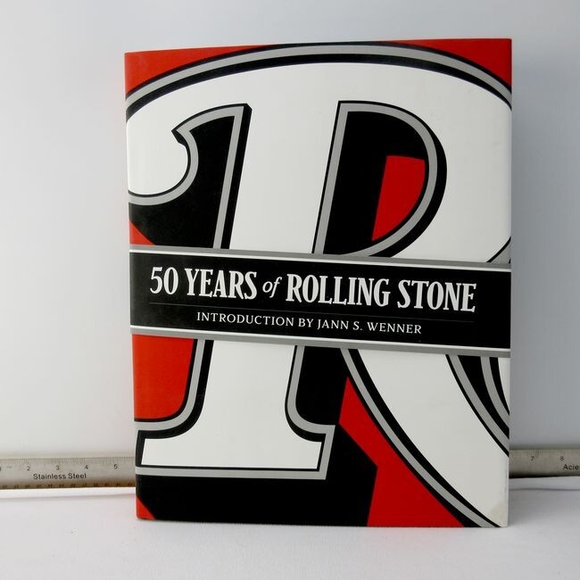 50 Years of Rolling Stone Magazine hard cover book - Jann S Wenner