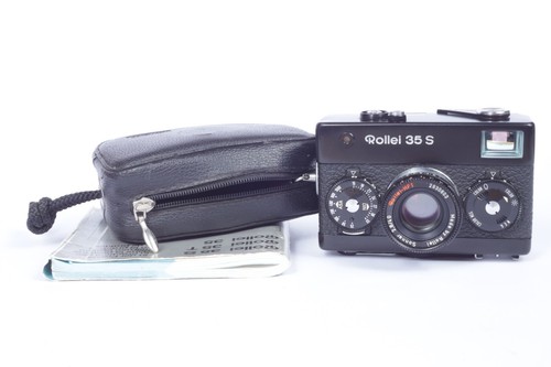 METER WORKS- Rollei 35 S Black 35mm Film Camera w/ 40mm f/2.8 Sonnar - US SELLER - Picture 2 of 11