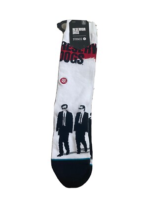 Stance ''Reservoir Dogs'' Classic Crew Socks (White) Men's Graphic Print Sock