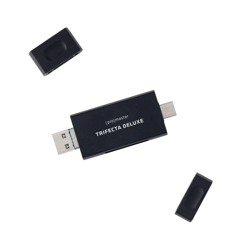ProMaster Trifecta Deluxe UHS-II Card Reader SD & Micro SD #72416 - Image 2 of 4