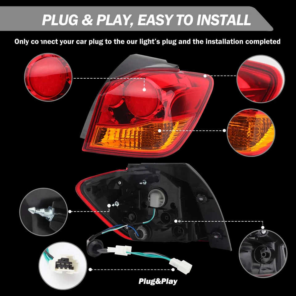 Luz trasera exterior derecha para Mitsubishi Outlander Sport ASX RVR 2011-19 lámpara trasera Foto 2 de 4