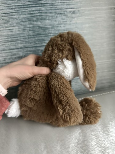 SAINSBURYS HOTTIE BUNNY RABBIT BROWN TEDDY BEAR SOFT CUDDLY TOY EASTER 13” tall - Picture 7 of 11