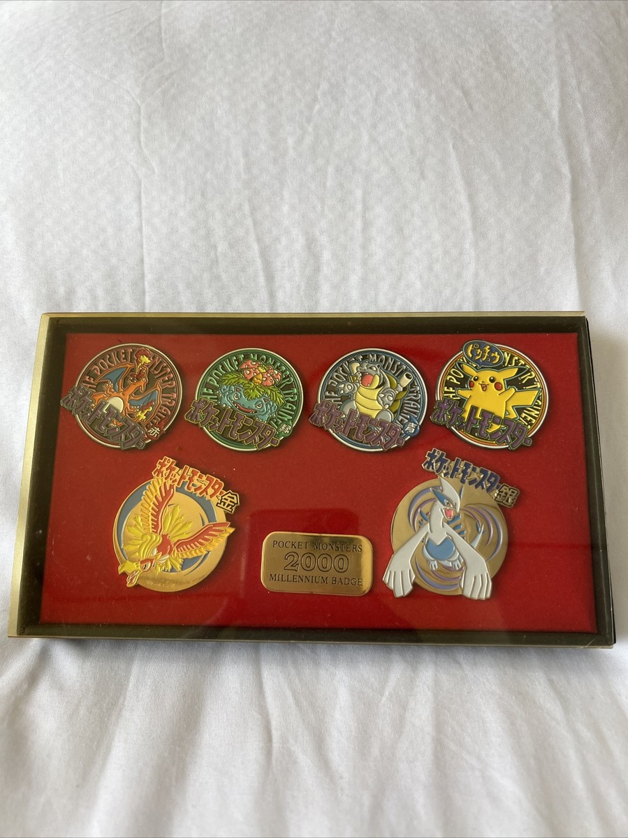 Pokemon Center Limited Millennium Pin Badge Set 2000 Collection
