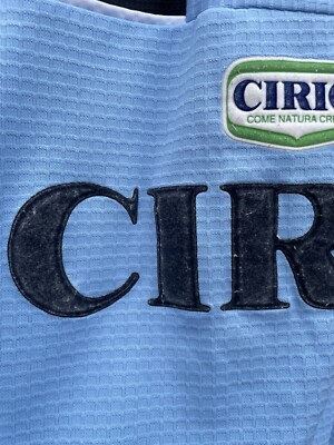 Lazio 1998 1999 2000 Puma Home Kit Jersey Blue Shirt Cirio (XXL
