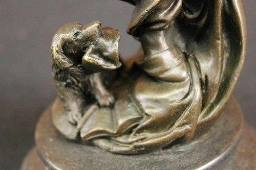 Original Milo Self Admiring Beauty Bronze Sculpture Art Statue Figurine FIgure - Picture 8 of 12