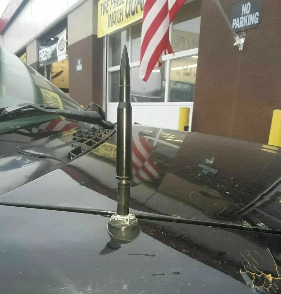 Mástil de antena negro de 4,25 pulgadas Power Rod Radio AM/FM para Chevrolet S10 1982-2004 Foto 3 de 4