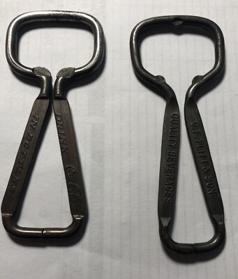 Two Vintage Bottle Openers - Coke Cola And G.F. Platt & Son Quality Beverages