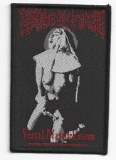 🤘 Cradle of Filth  - Vestal Masturbation gewebter Aufnäher - woven Patch Neu