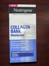 Neutrogena Collagen Bank Moisturizer Normal to Combination Skin 2oz./59ml New