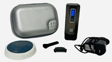 NO NO Hair Removal Remover Device Blade Power Cord  Travel Case Silver -WORKS