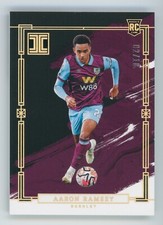 2023-24 Aaron Ramsey Panini Impeccable Gold Burnley Rookie Card 2/10. rookie card picture