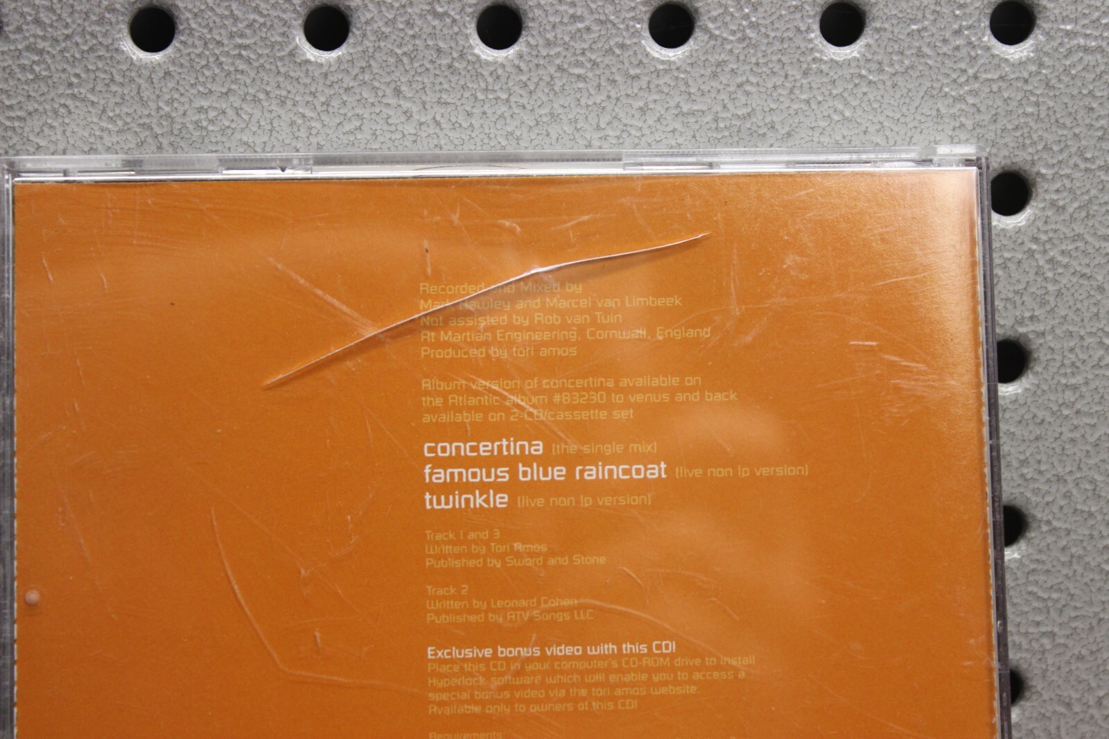 Concertina [Maxi Single] by Tori Amos (CD 2000, Atlantic (Label) (km