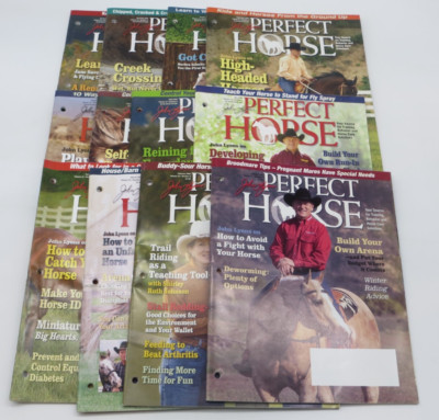 JOHN LYONS PERFECT HORSE Magazine 2005 Full Year lot of 12 Issues training care