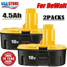 2pack 4.5Ah For DeWalt DC9096-2 DC9098 18Volt XRP Battery DC825 DC759 DC970 NEW