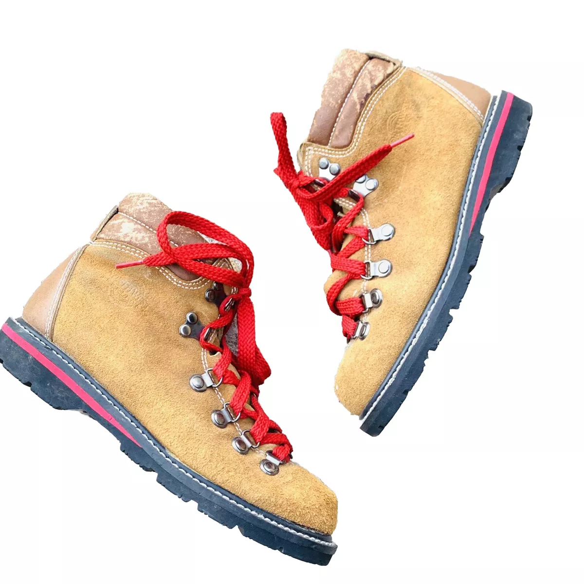 Mens hiking boots clearance with red laces