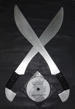 Practice Sword Aluminum Training Escrima Bolo Kali Arnis Bolo Filipino DVD