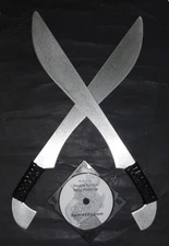 Practice Sword Aluminum Training Escrima Bolo Kali Arnis Bolo Filipino DVD